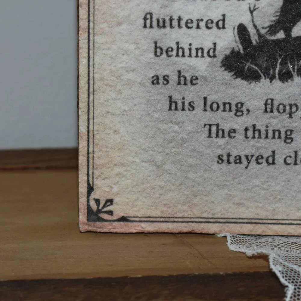The Legend Of Sleepy Hollow Headless Horseman Plaque Sign Gothic Halloween Decor